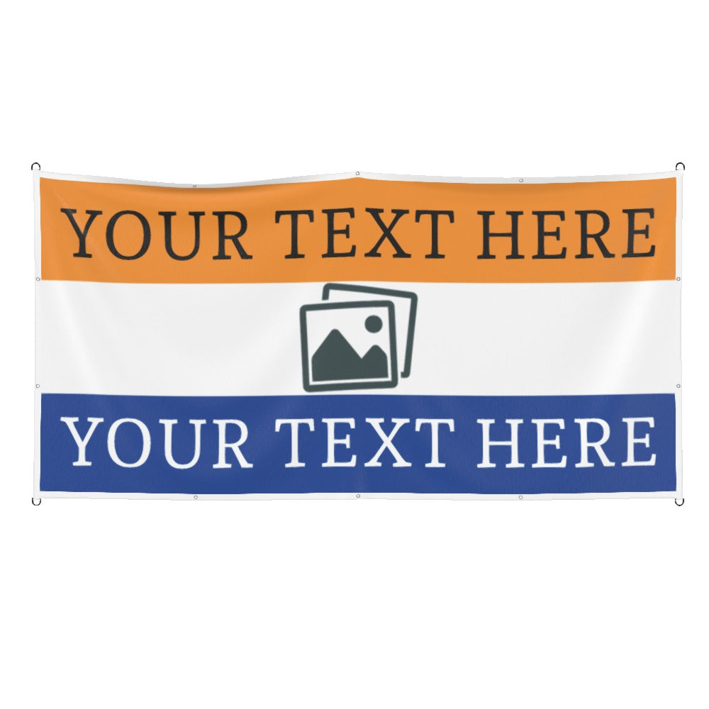 Luton Custom Printed Football Flag