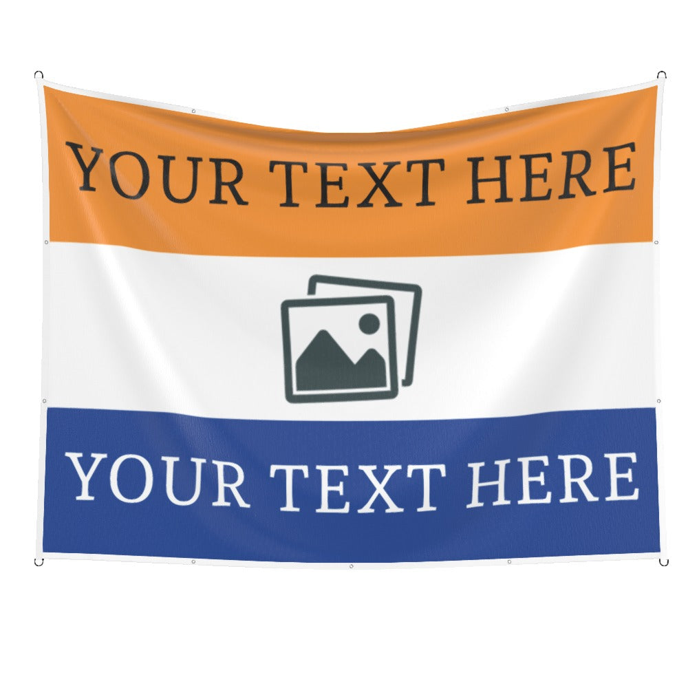 Luton Custom Printed Football Flag