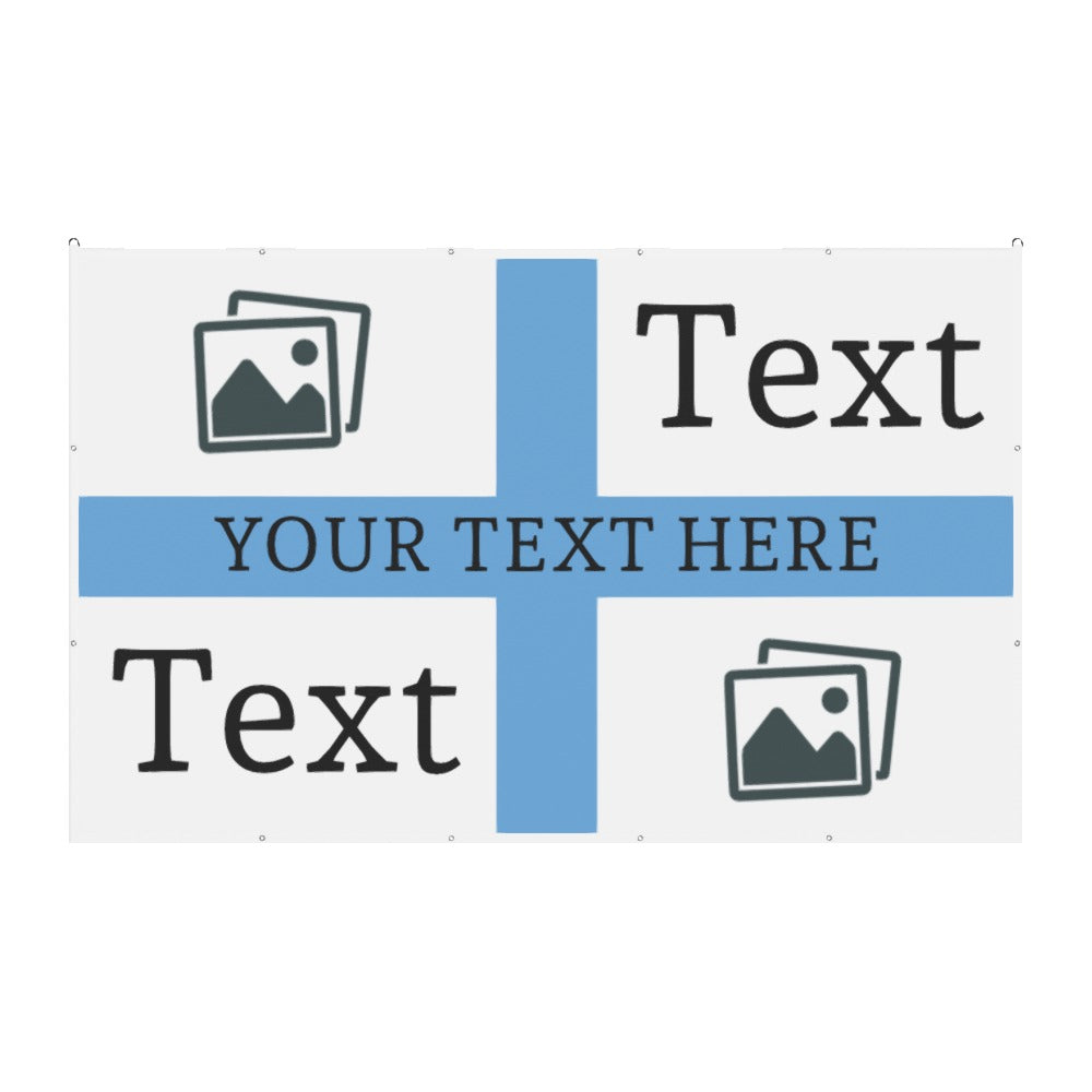 Man City Custom Printed Football Flag