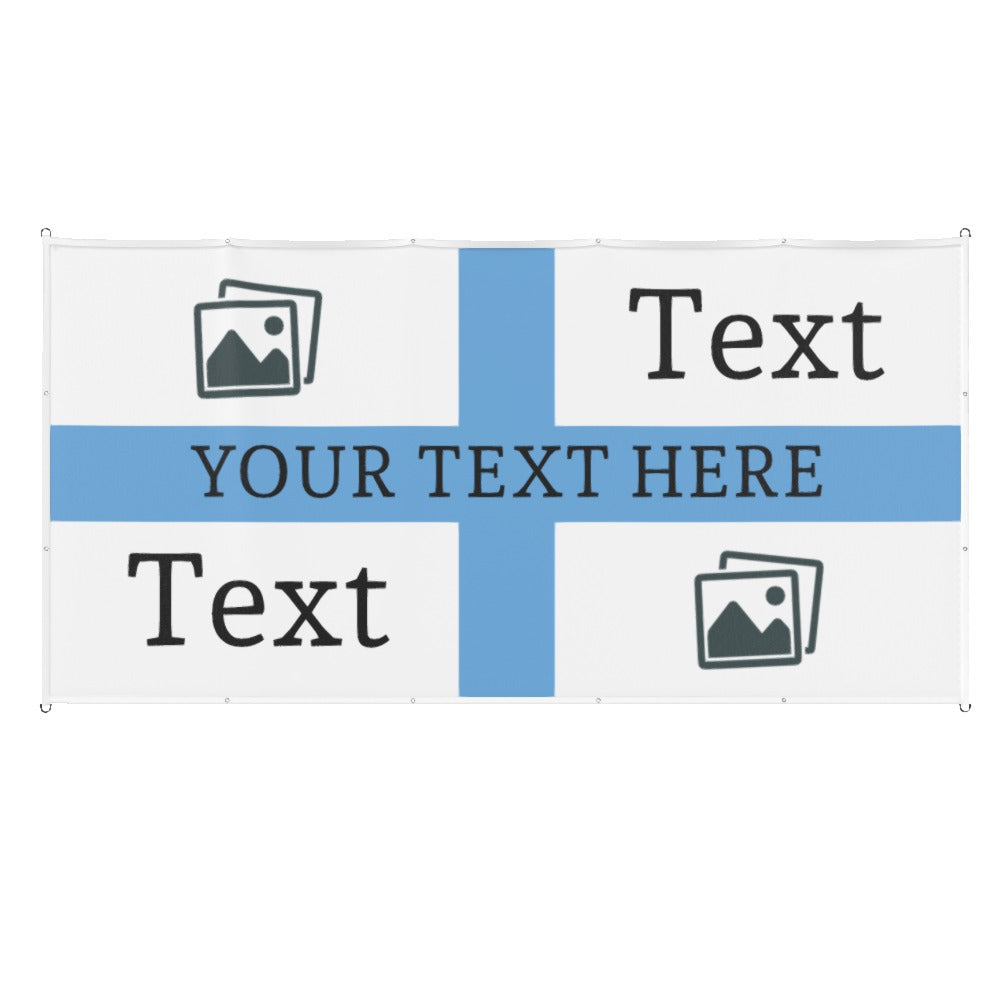 Man City Custom Printed Football Flag