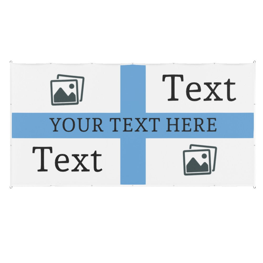 Man City Custom Printed Football Flag