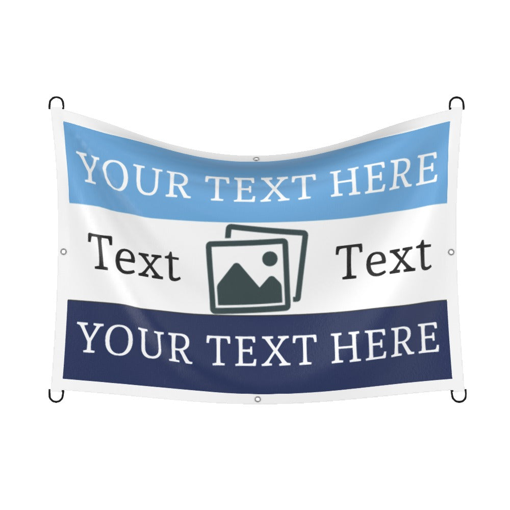 Man City Custom Printed Football Flag