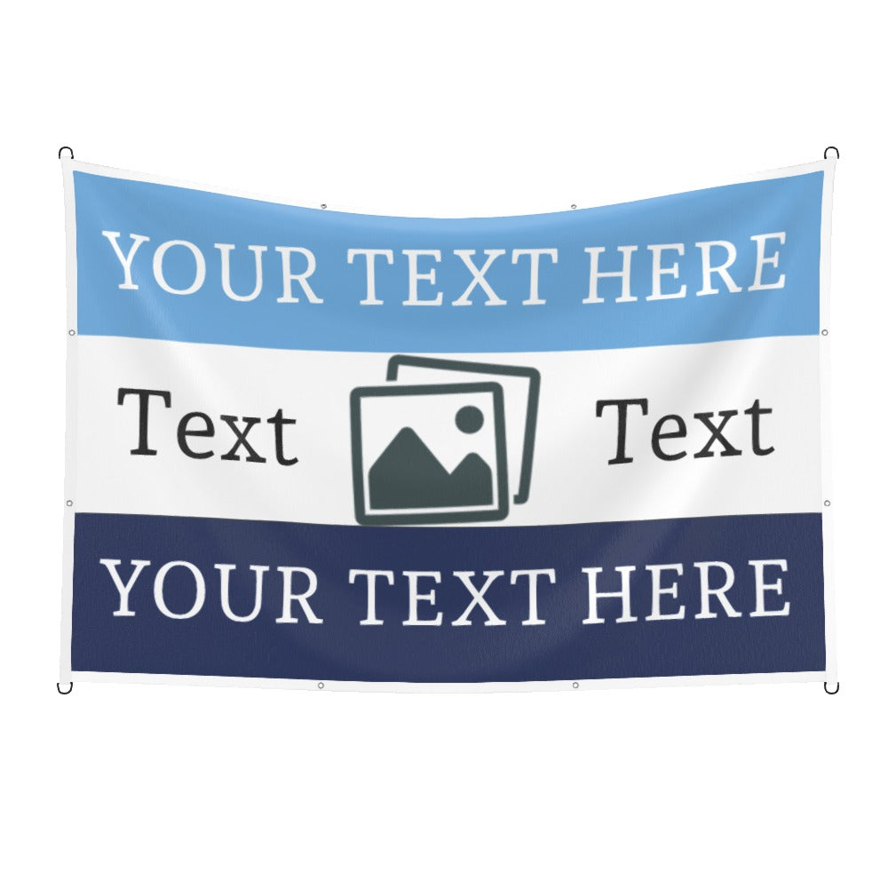 Man City Custom Printed Football Flag