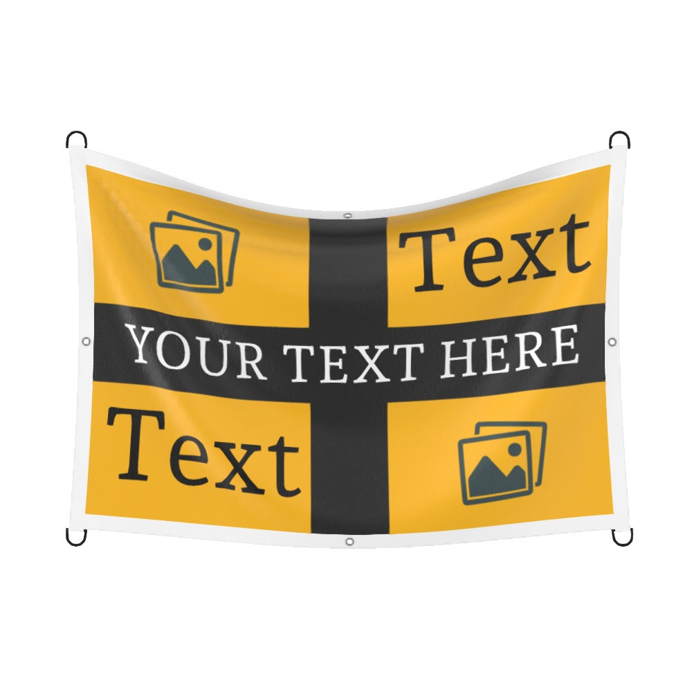 Wolves Custom Printed Football Flag