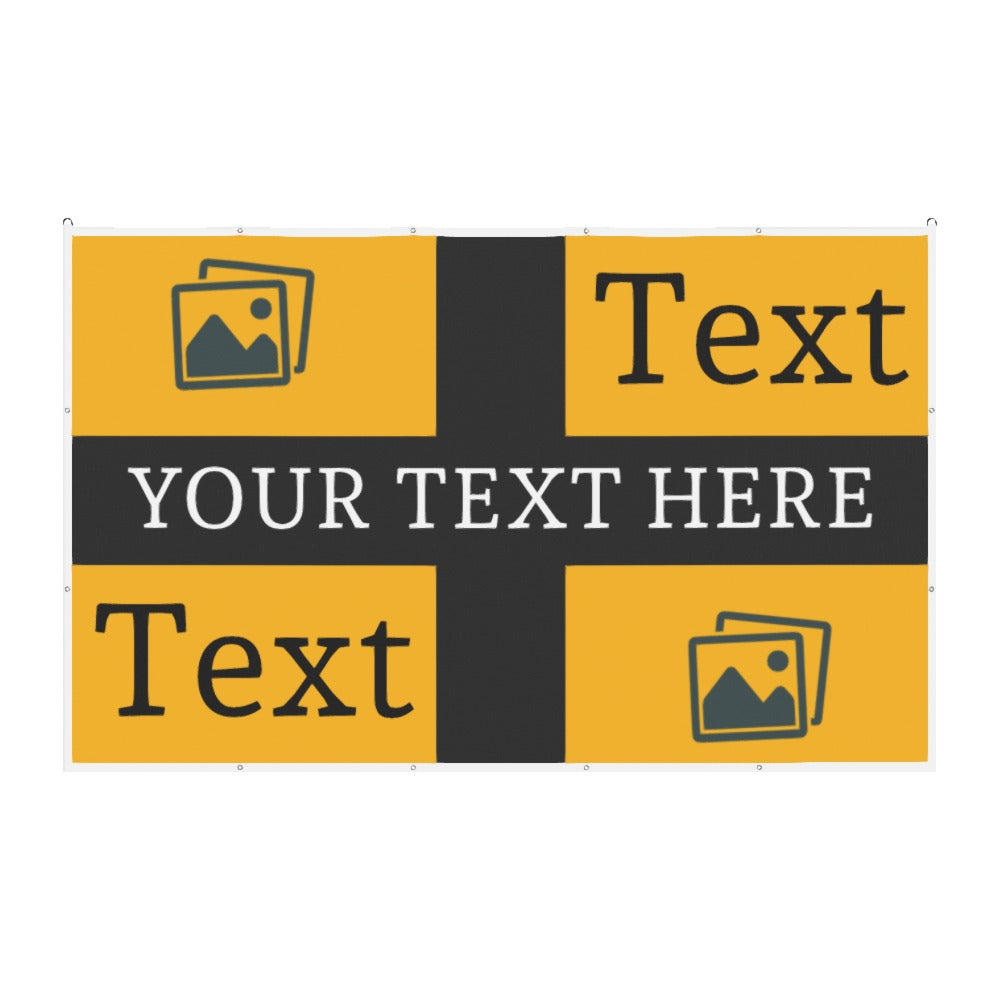 Wolves Custom Printed Football Flag