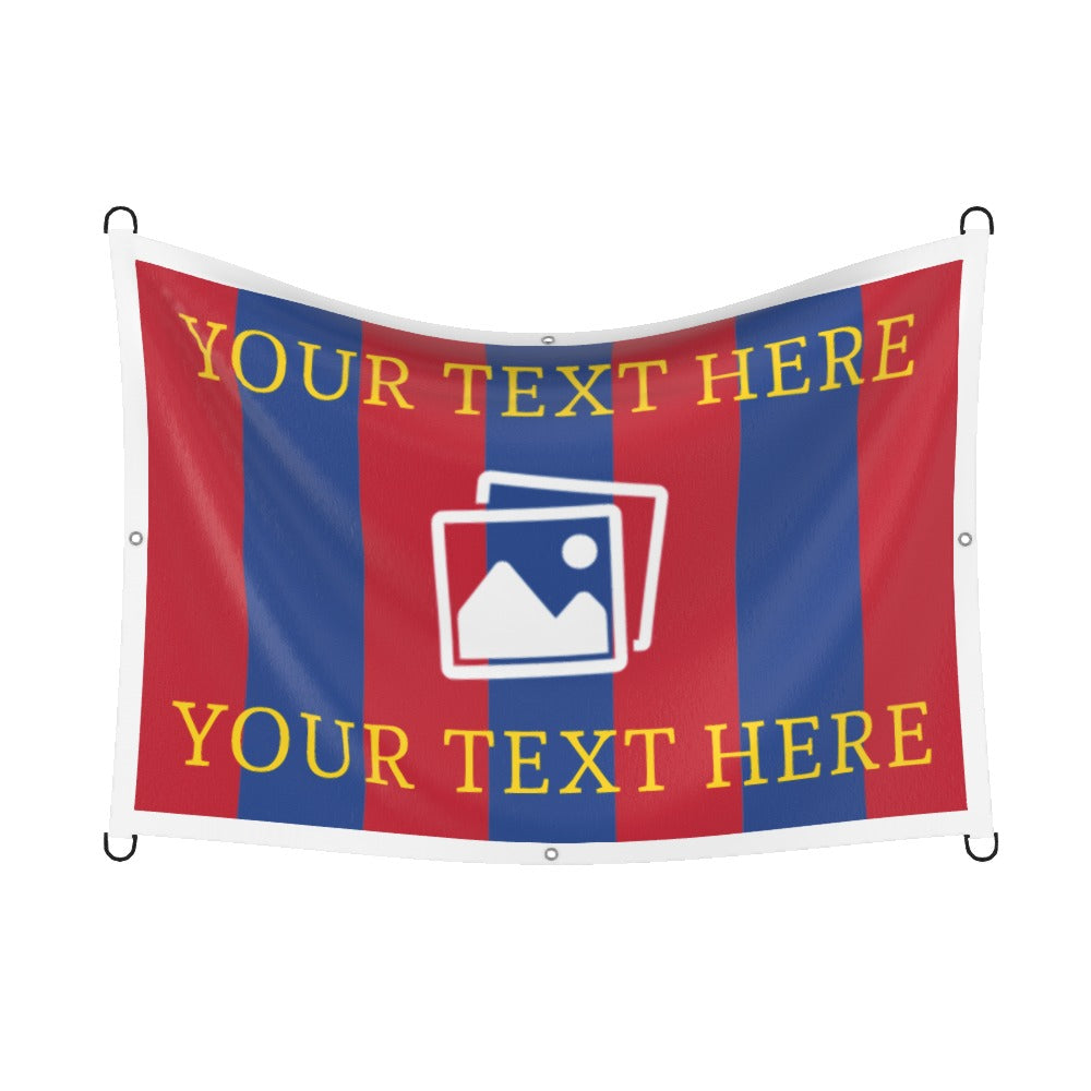 Crystal Palace Custom Printed Football Flag