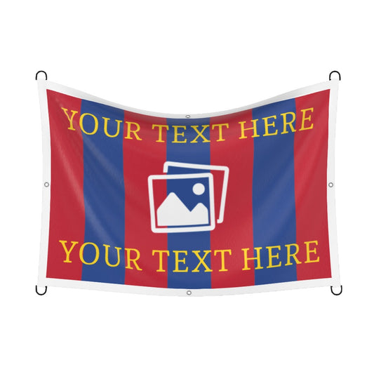Crystal Palace Custom Printed Football Flag