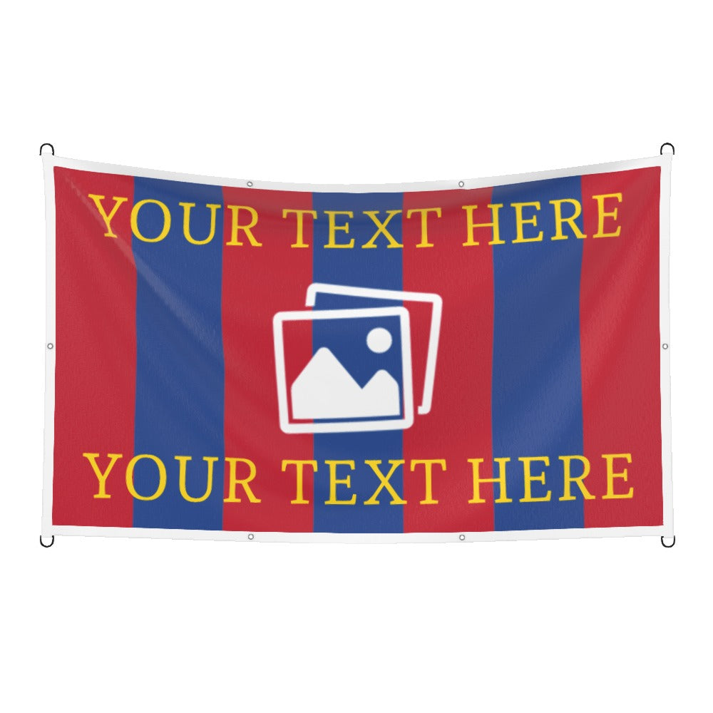 Crystal Palace Custom Printed Football Flag