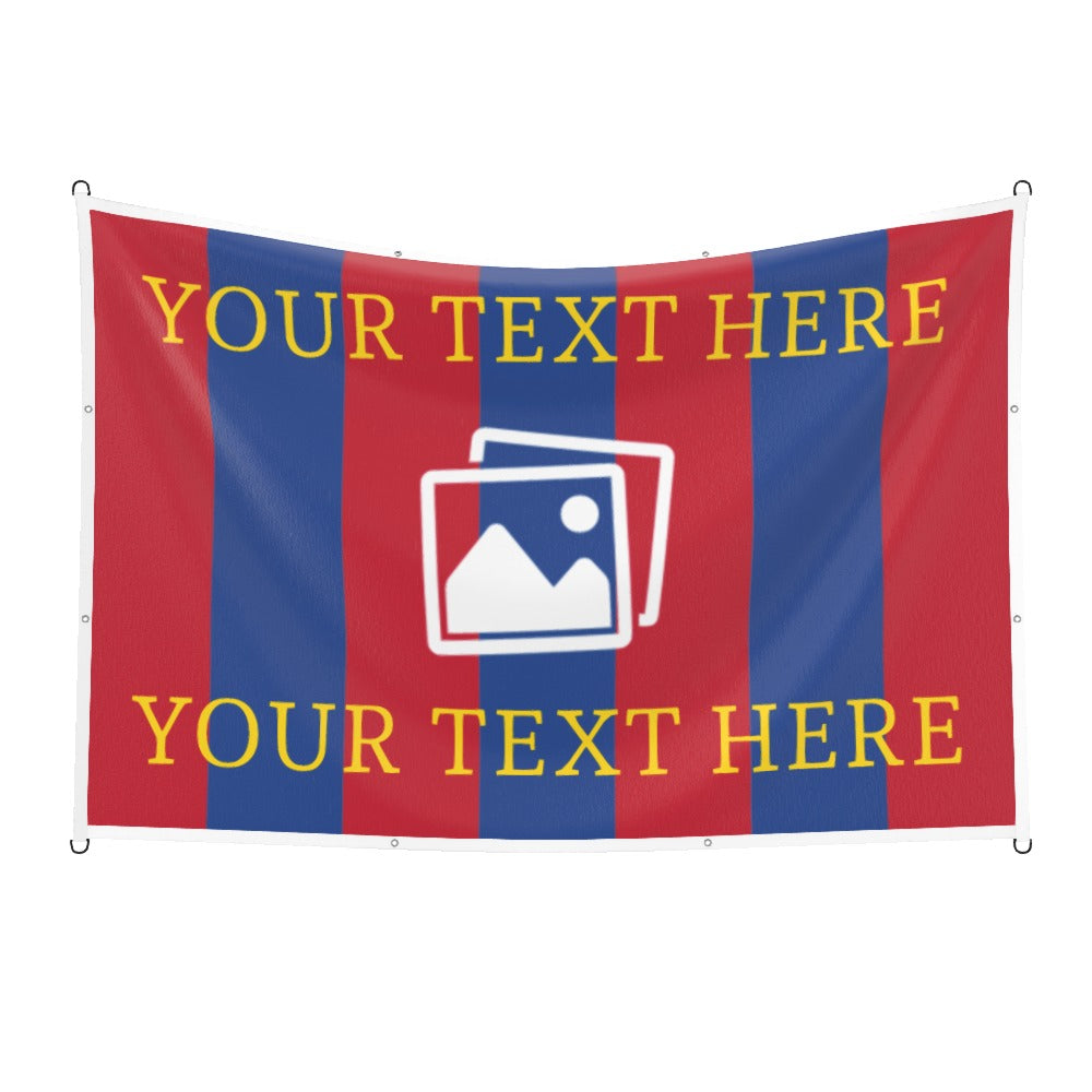 Crystal Palace Custom Printed Football Flag