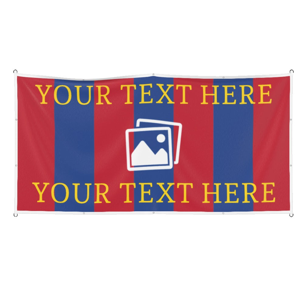 Crystal Palace Custom Printed Football Flag