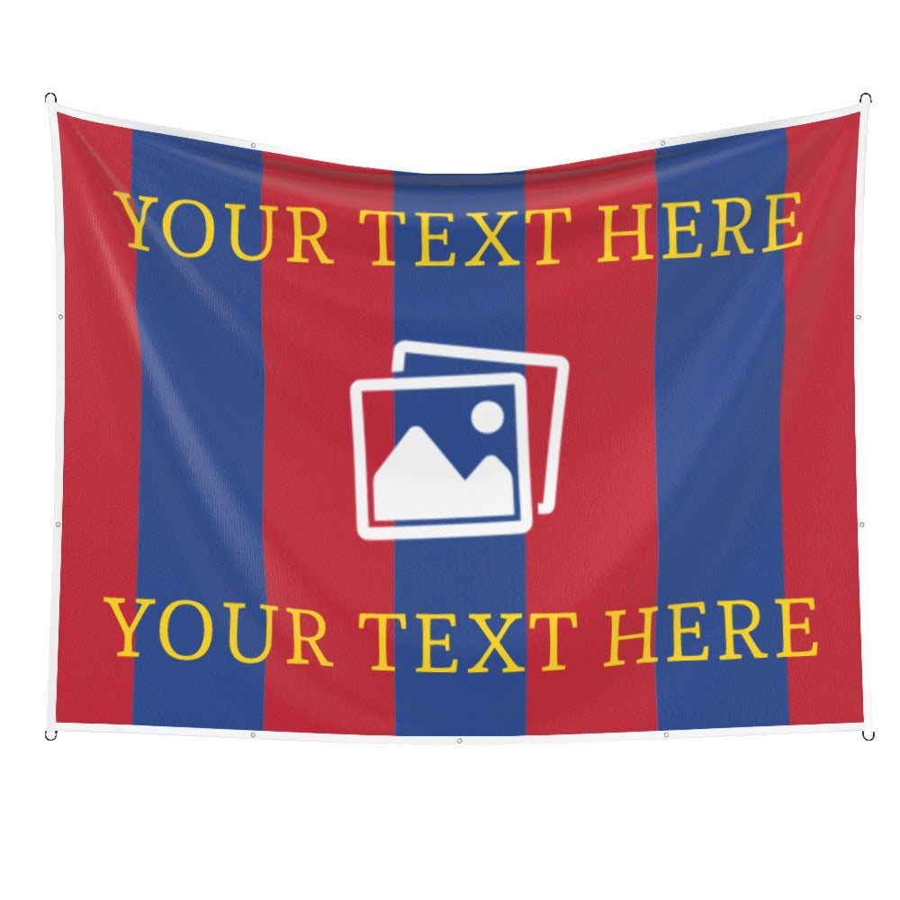 Crystal Palace Custom Printed Football Flag