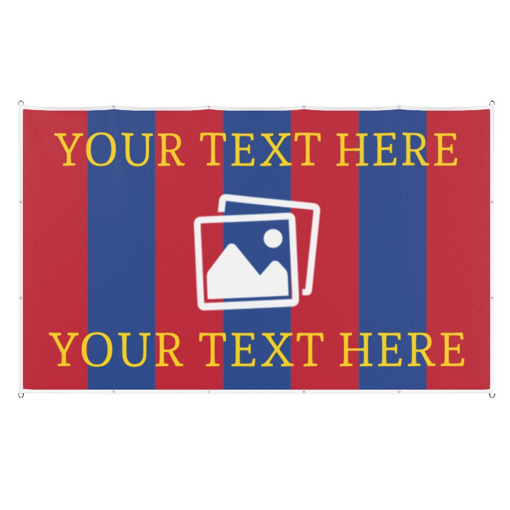 Crystal Palace Custom Printed Football Flag
