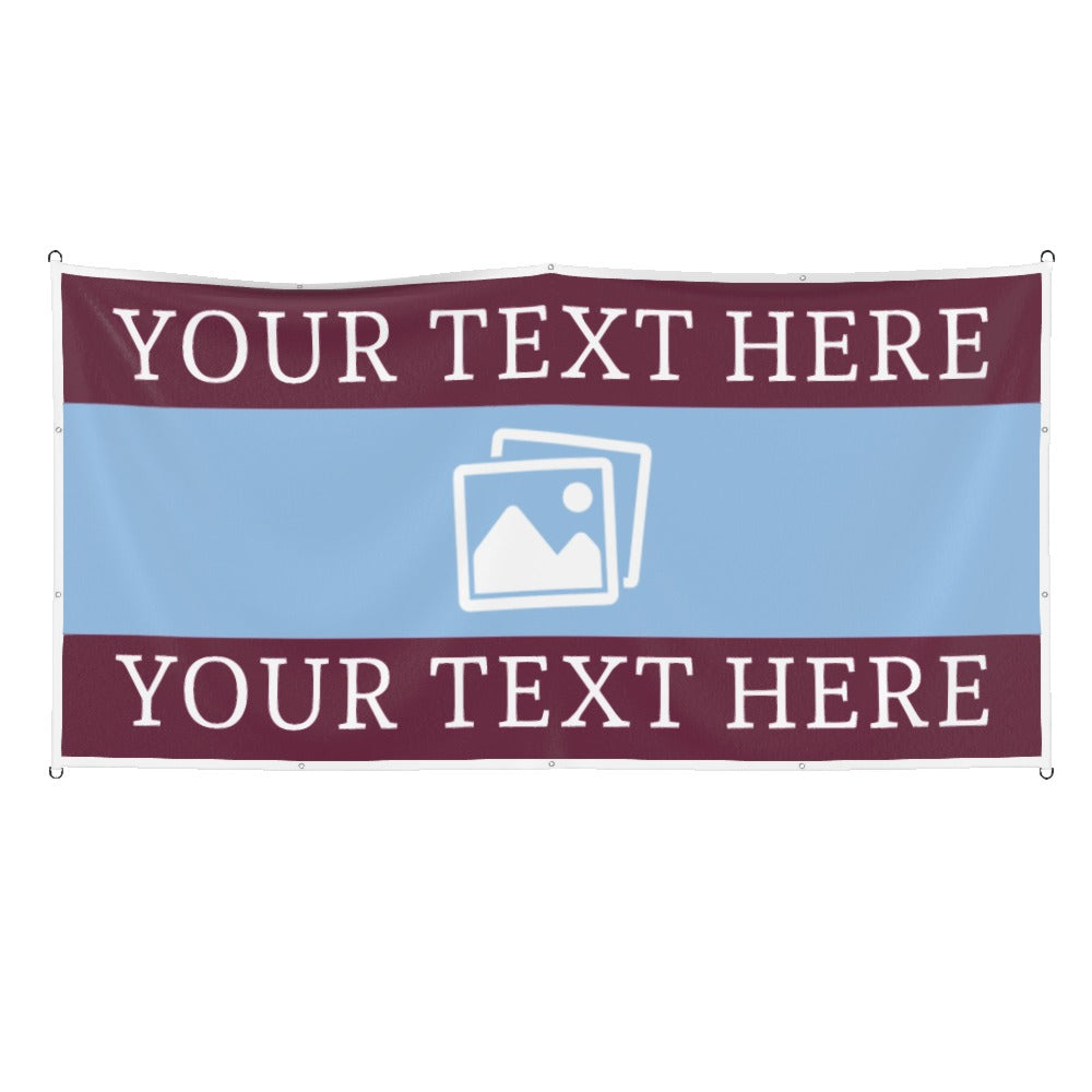 Aston Villa Custom Printed Football Flag