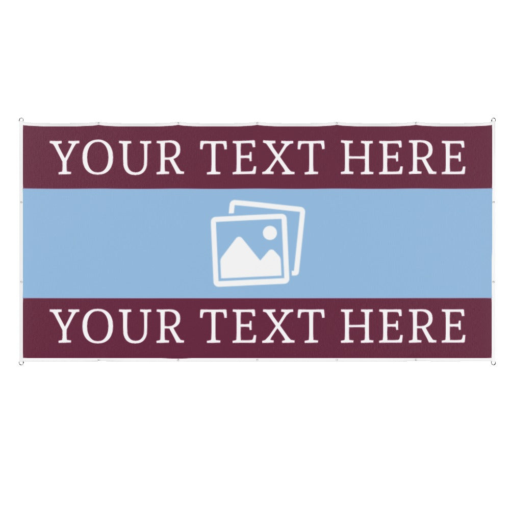 Aston Villa Custom Printed Football Flag