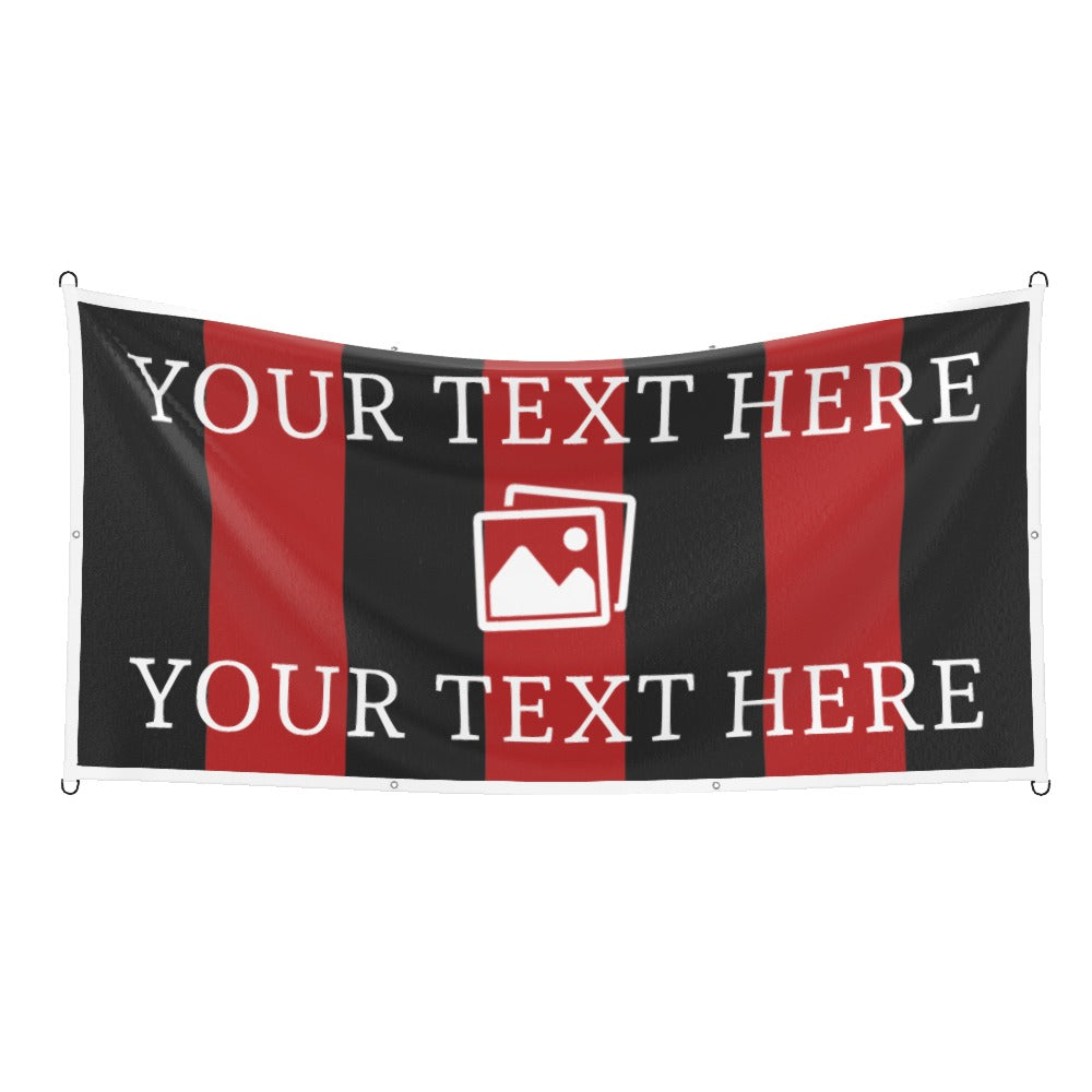 Bournemouth Custom Printed Football Flag