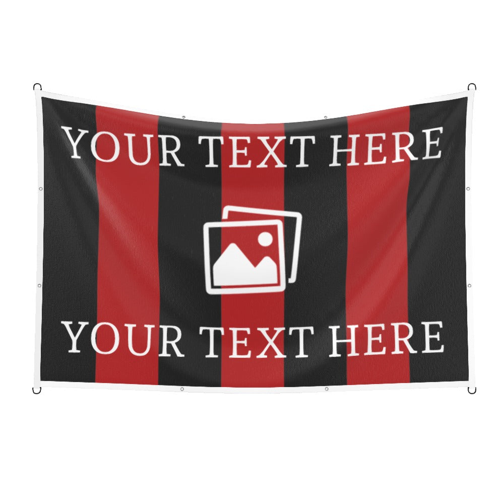 Bournemouth Custom Printed Football Flag