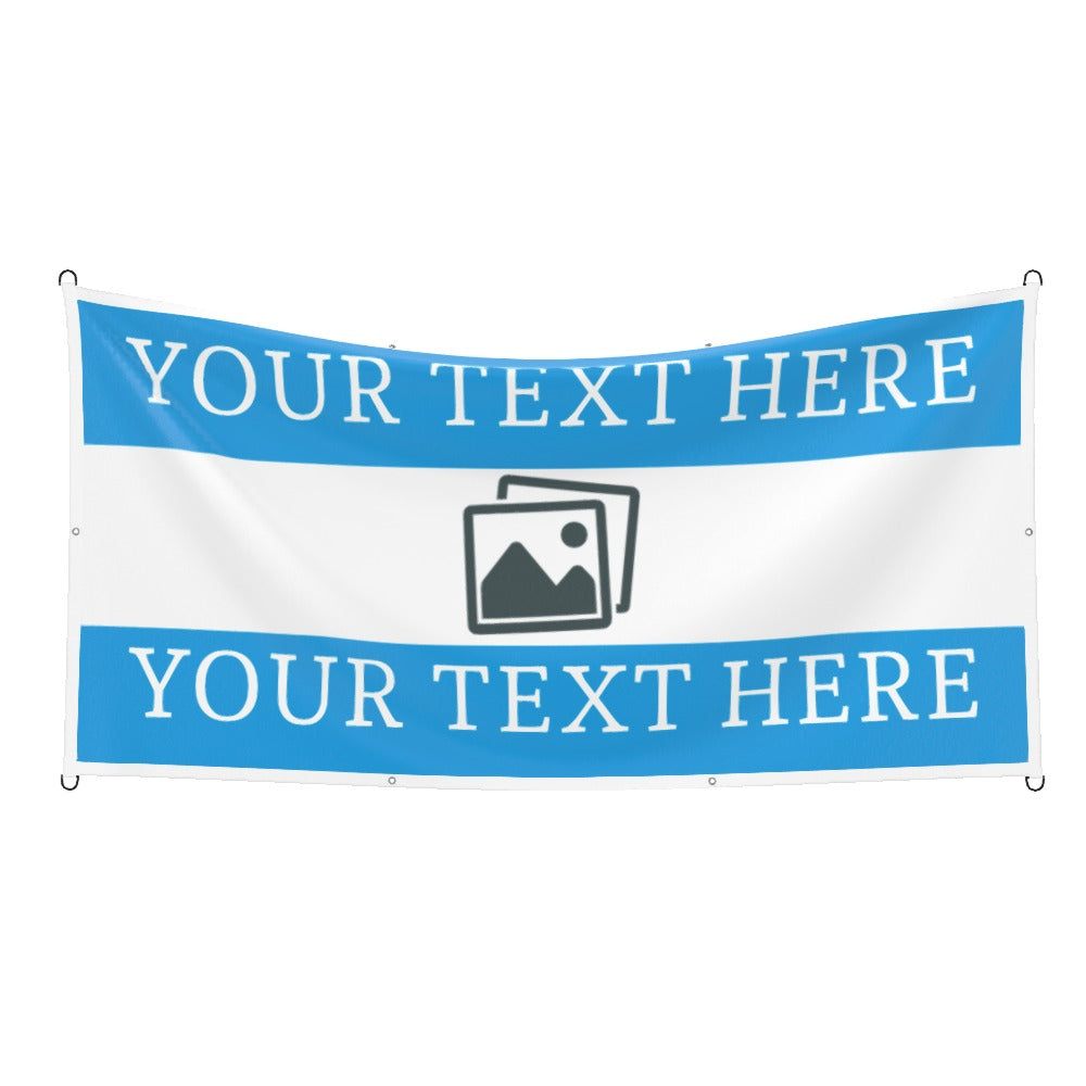 Blackburn Custom Printed Football Flag