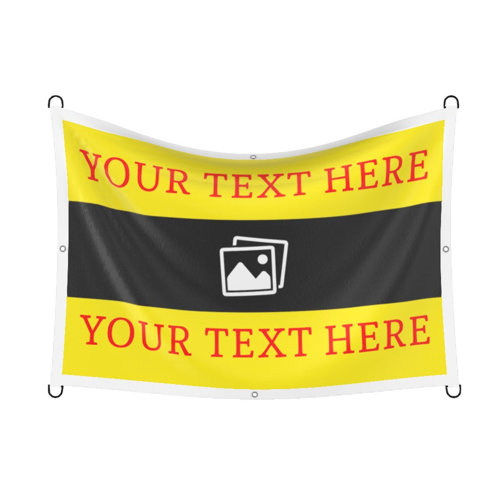 Watford Custom Printed Football Flag