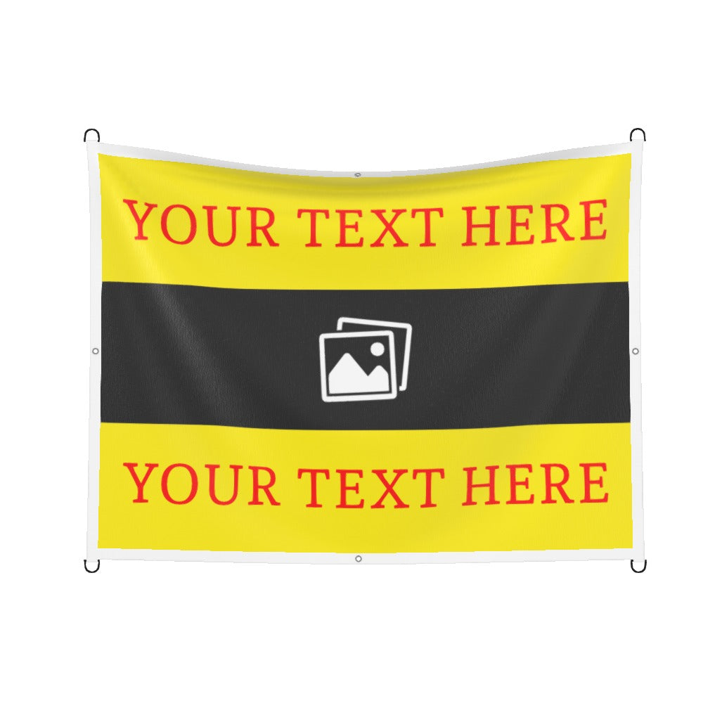 Watford Custom Printed Football Flag