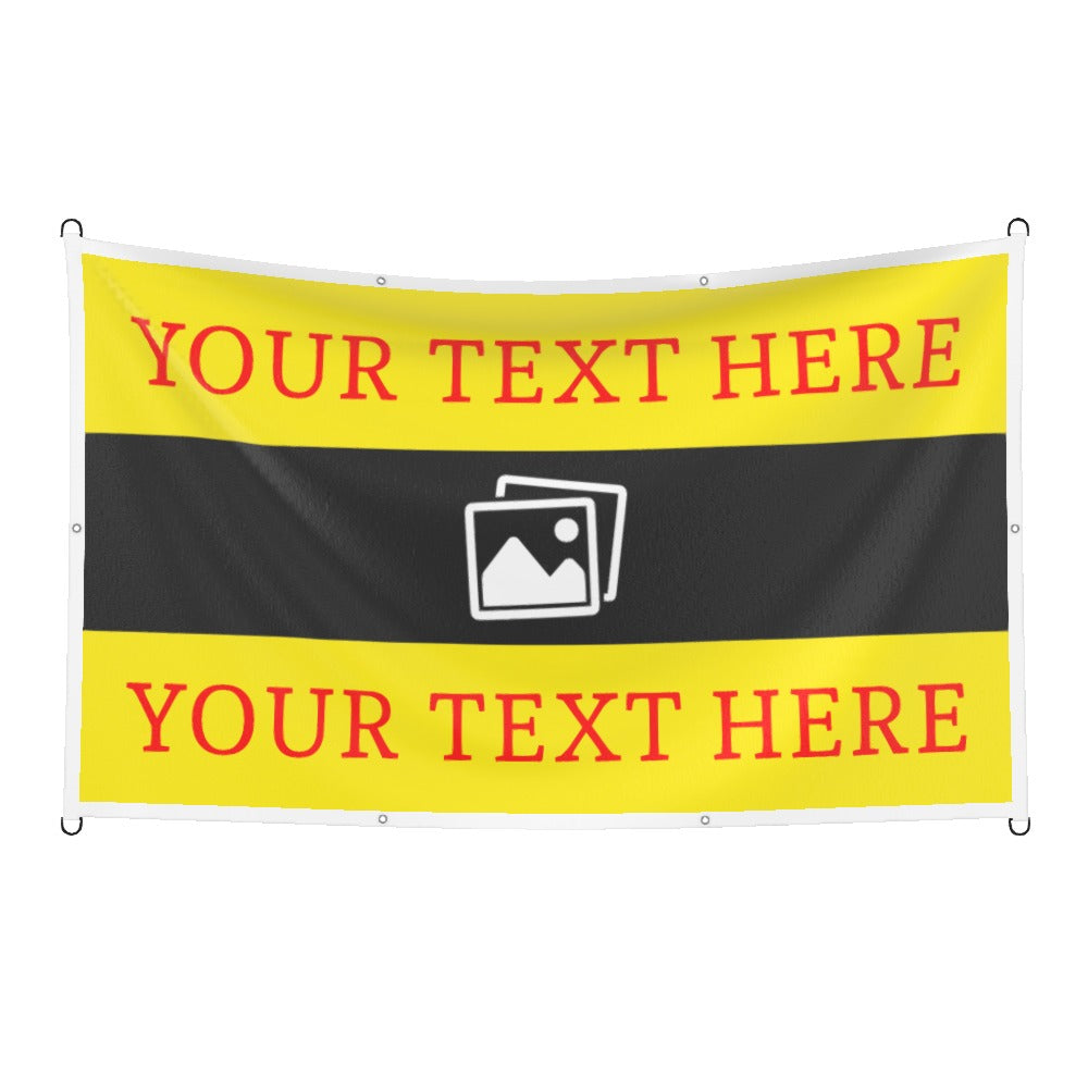 Watford Custom Printed Football Flag