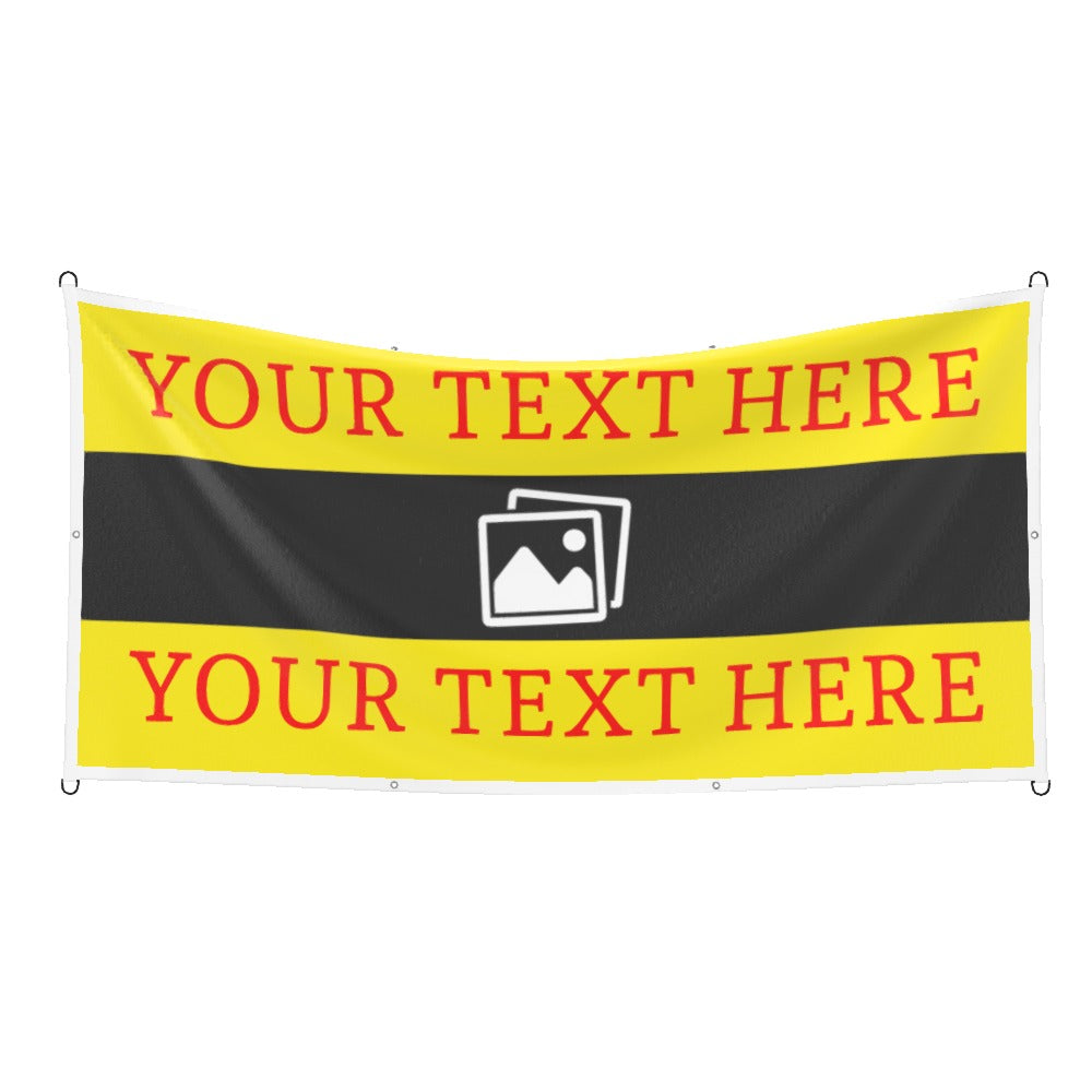 Watford Custom Printed Football Flag