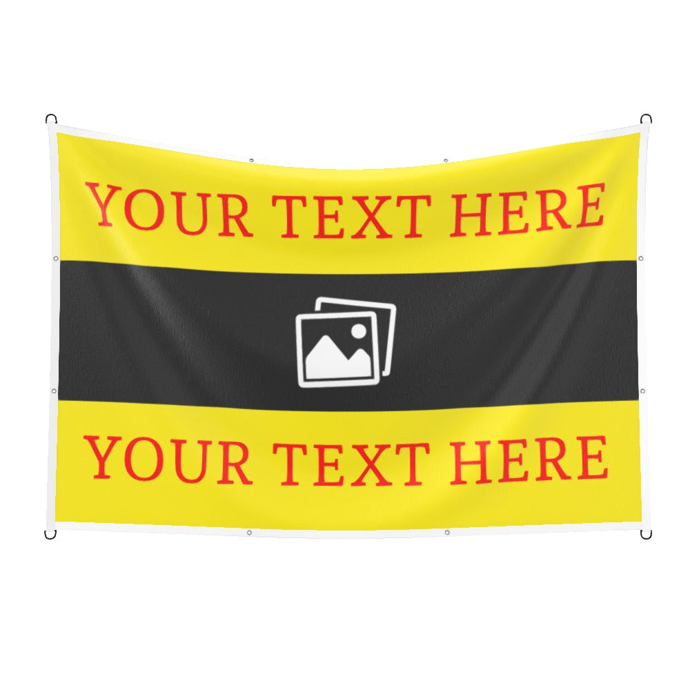 Watford Custom Printed Football Flag