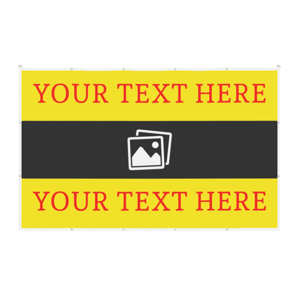 Watford Custom Printed Football Flag