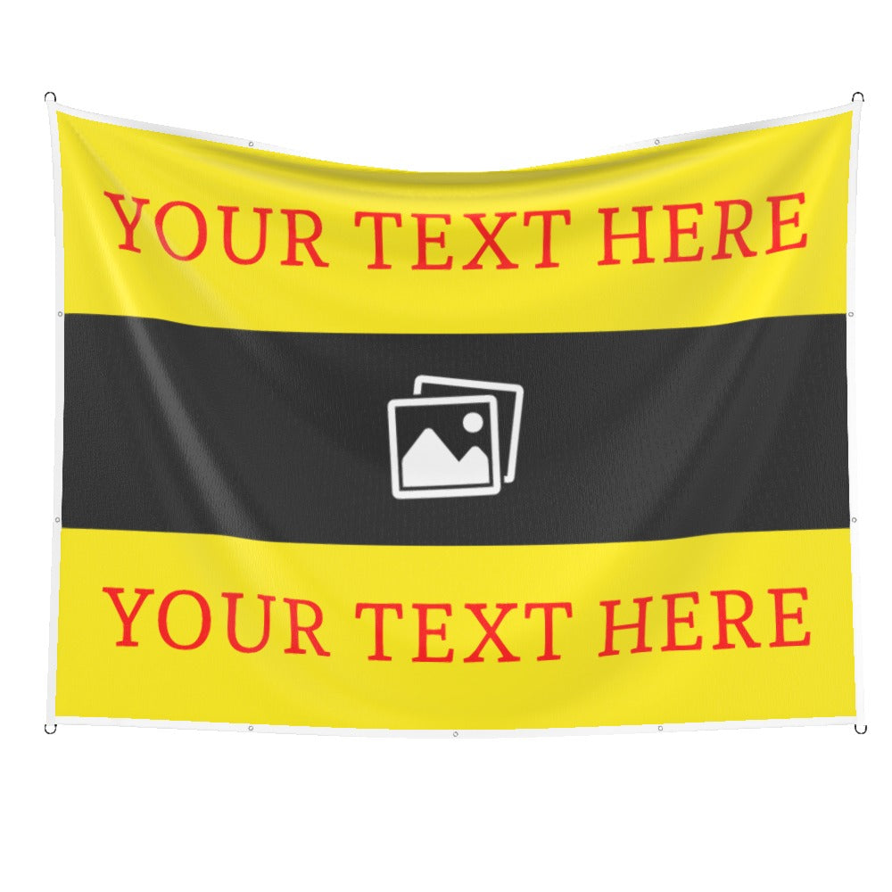 Watford Custom Printed Football Flag
