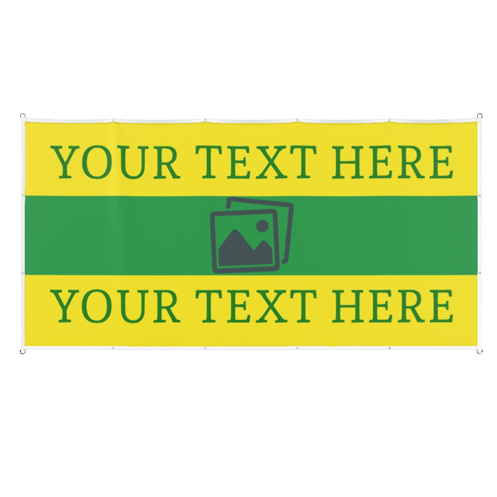 Norwich Custom Printed Football Flag