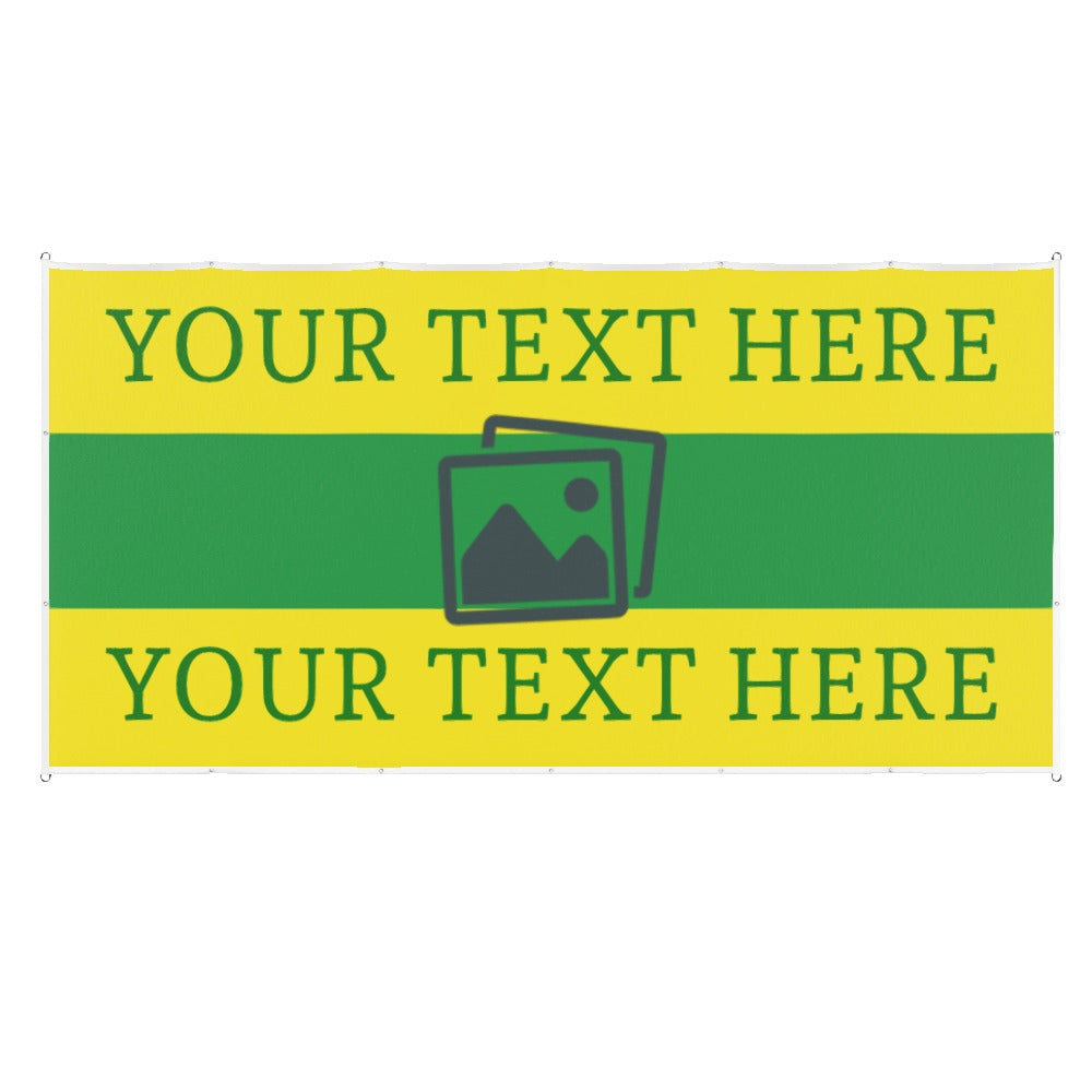 Norwich Custom Printed Football Flag