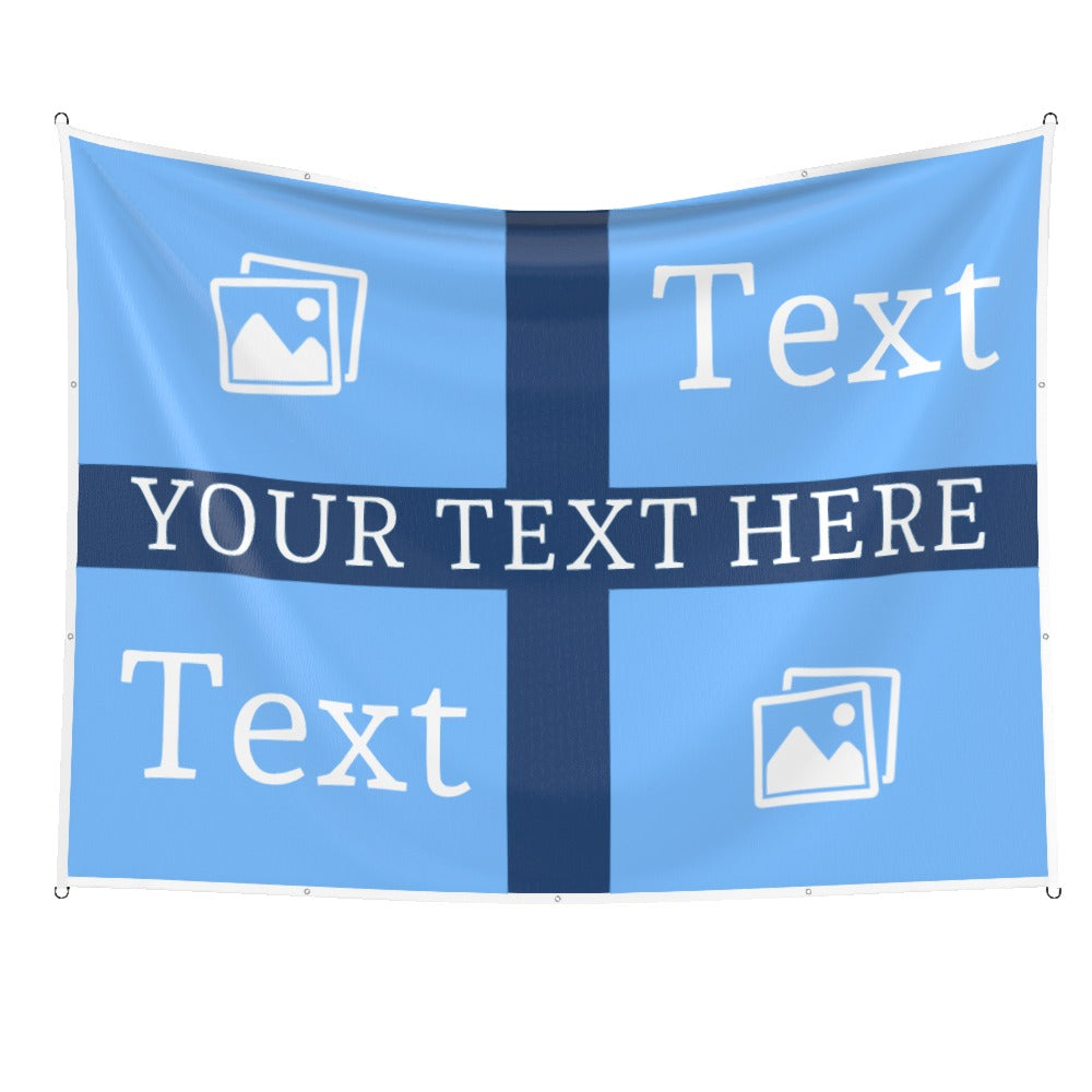 Coventry Custom Printed Football Flag