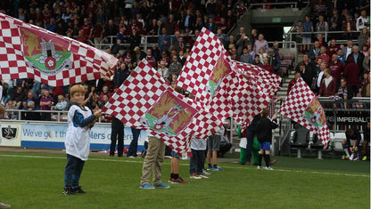 Hand waving flag