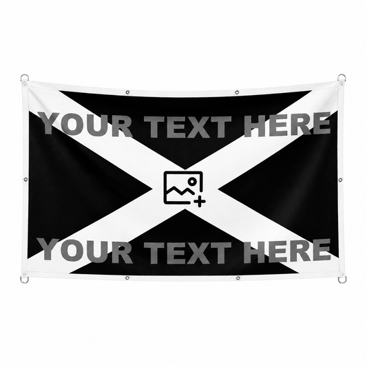 Saltire Custom Football Flag