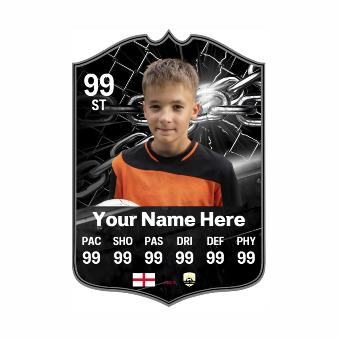 Personalised FC26 Showdown Card – Flags FC