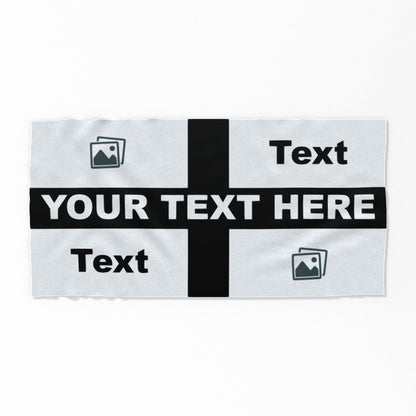 Personalised Newcastle Beach Towel