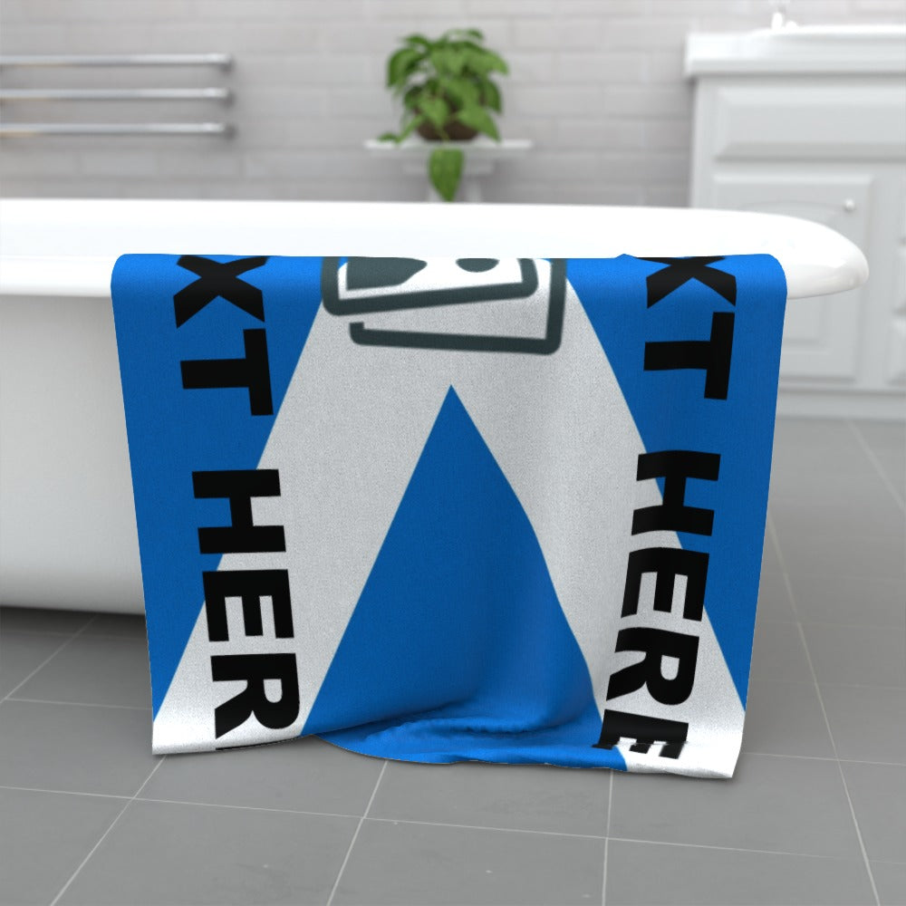 Personalised Scotland Beach Towel