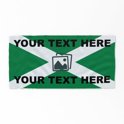 Personalised Celtic Beach Towel