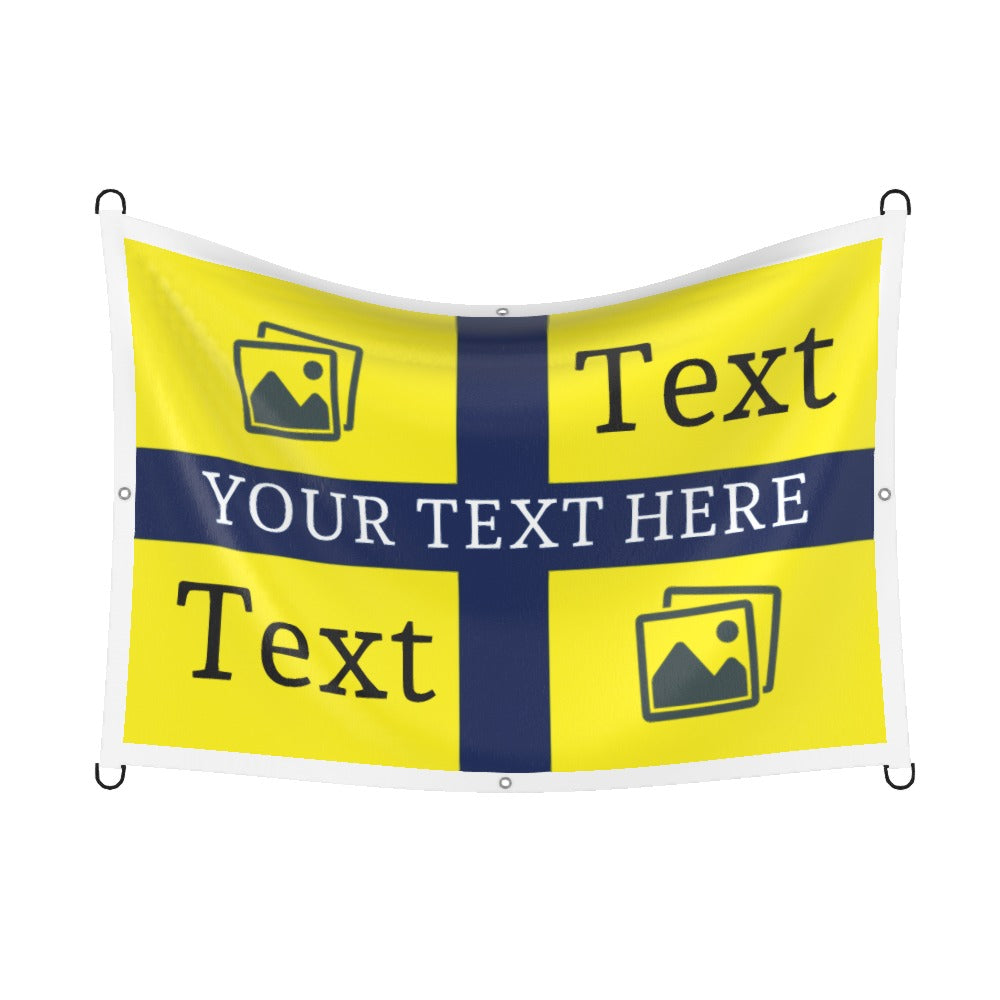 Oxford Custom Printed Football Flag