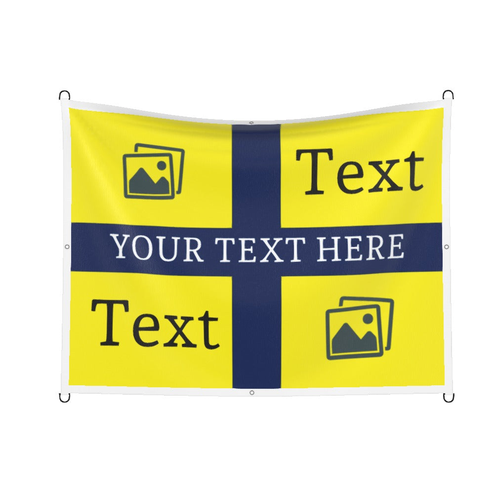 Oxford Custom Printed Football Flag