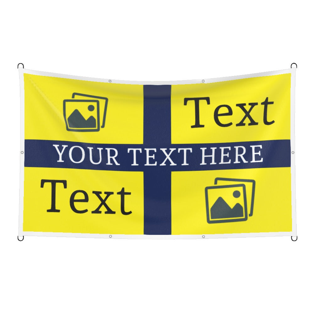 Oxford Custom Printed Football Flag