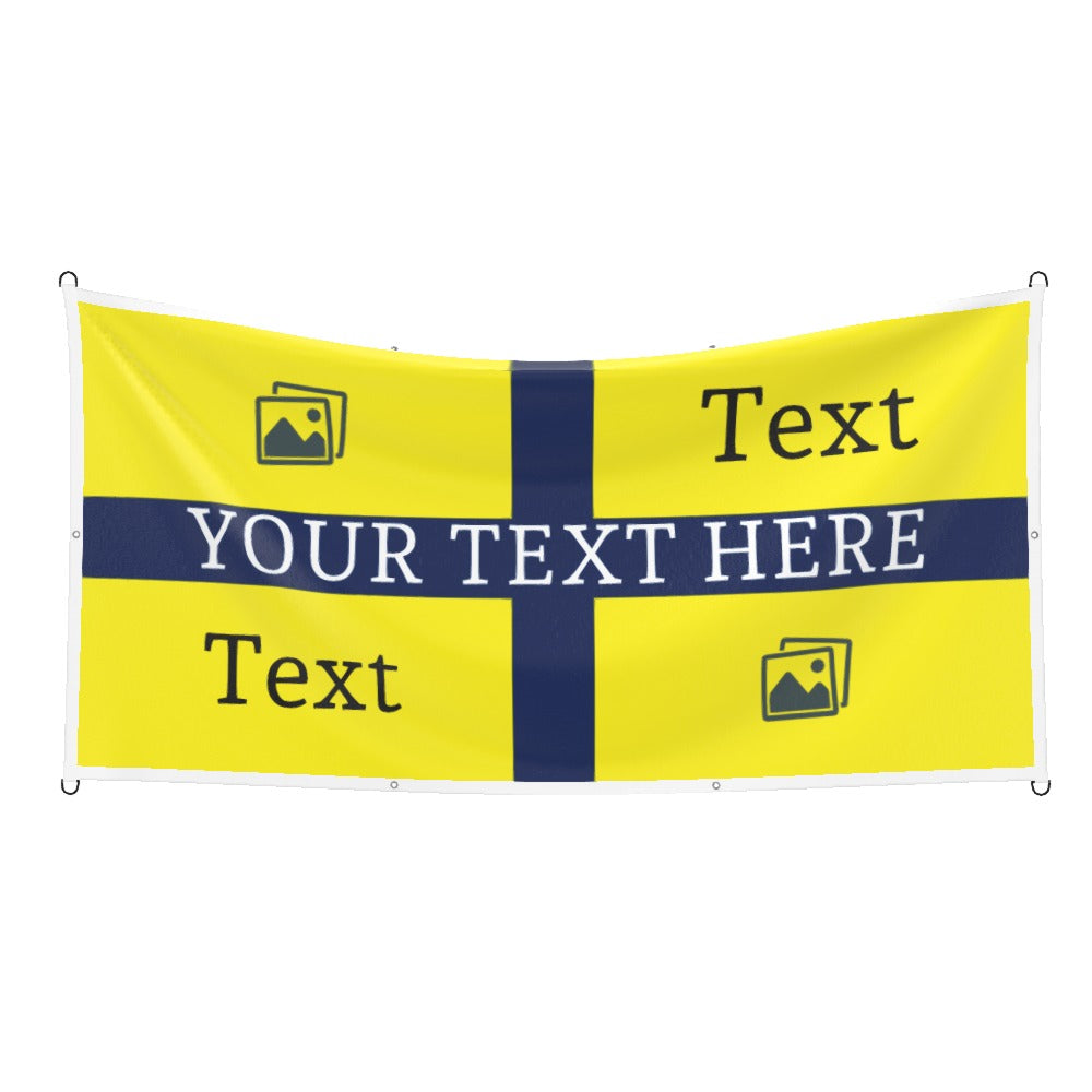 Oxford Custom Printed Football Flag