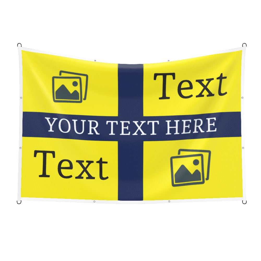 Oxford Custom Printed Football Flag