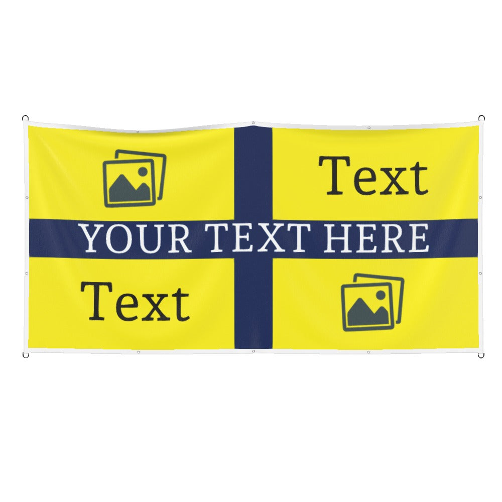 Oxford Custom Printed Football Flag