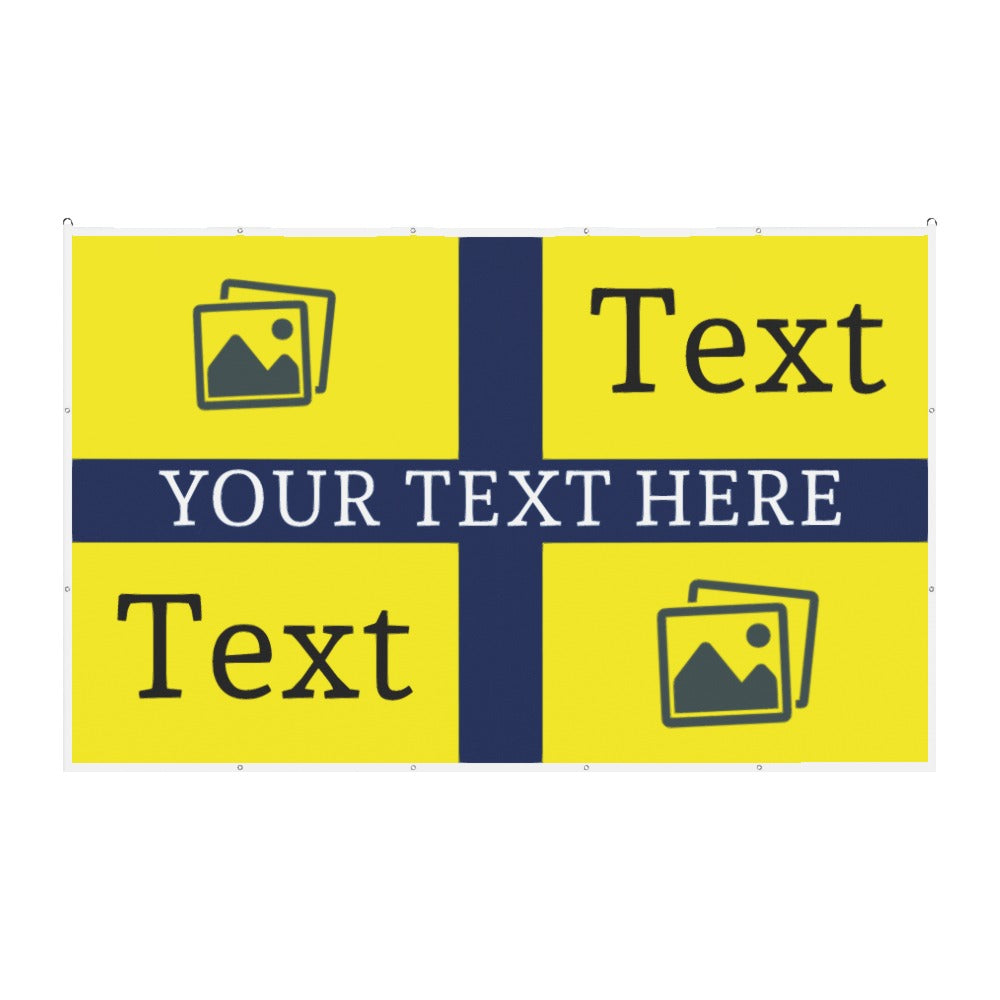 Oxford Custom Printed Football Flag