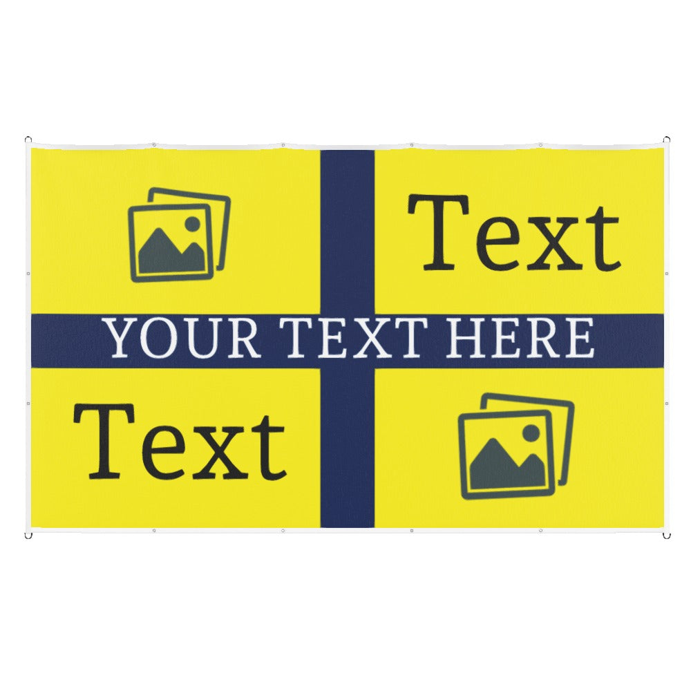 Oxford Custom Printed Football Flag