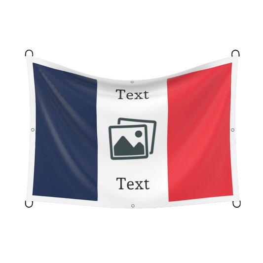 France Custom Printed Football Flag