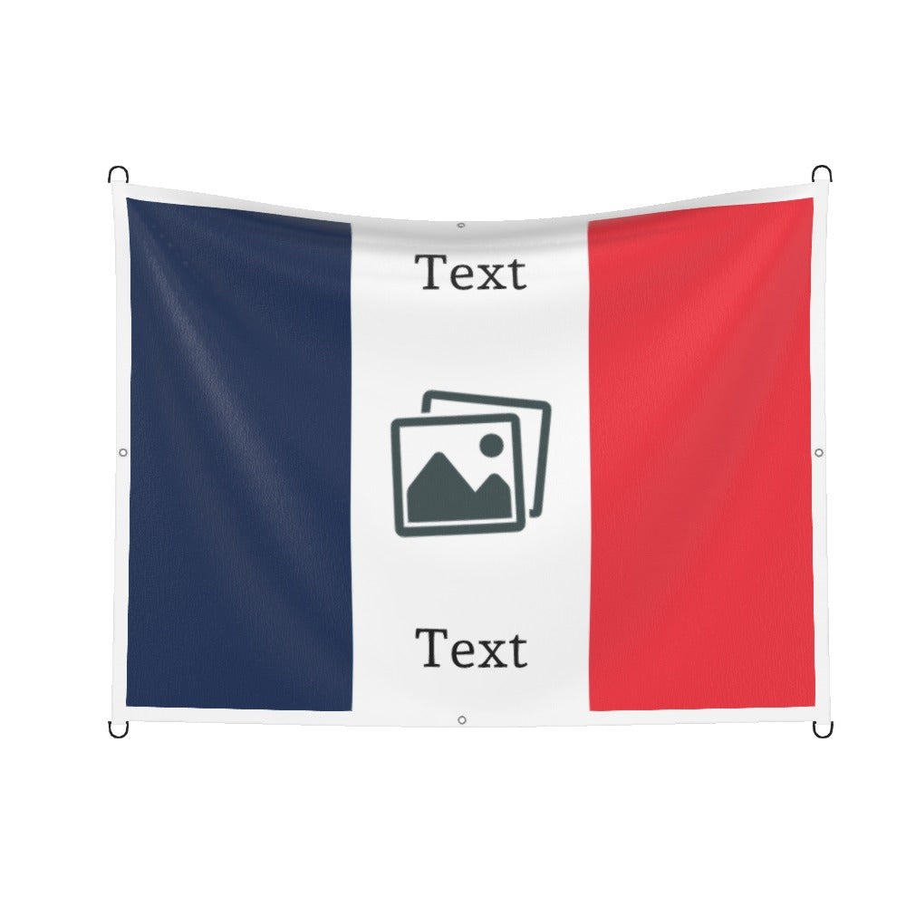 France Custom Printed Football Flag