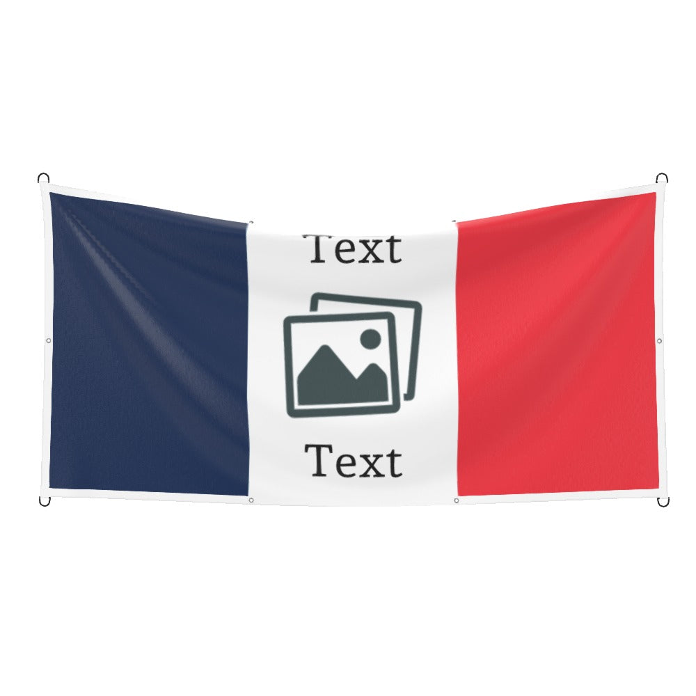 France Custom Printed Football Flag