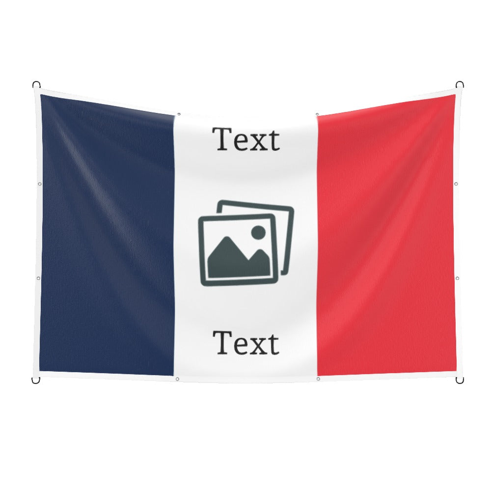 France Custom Printed Football Flag