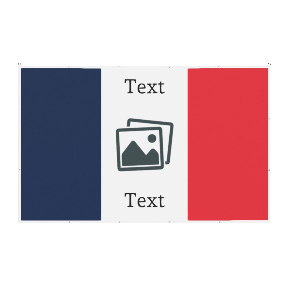 France Custom Printed Football Flag